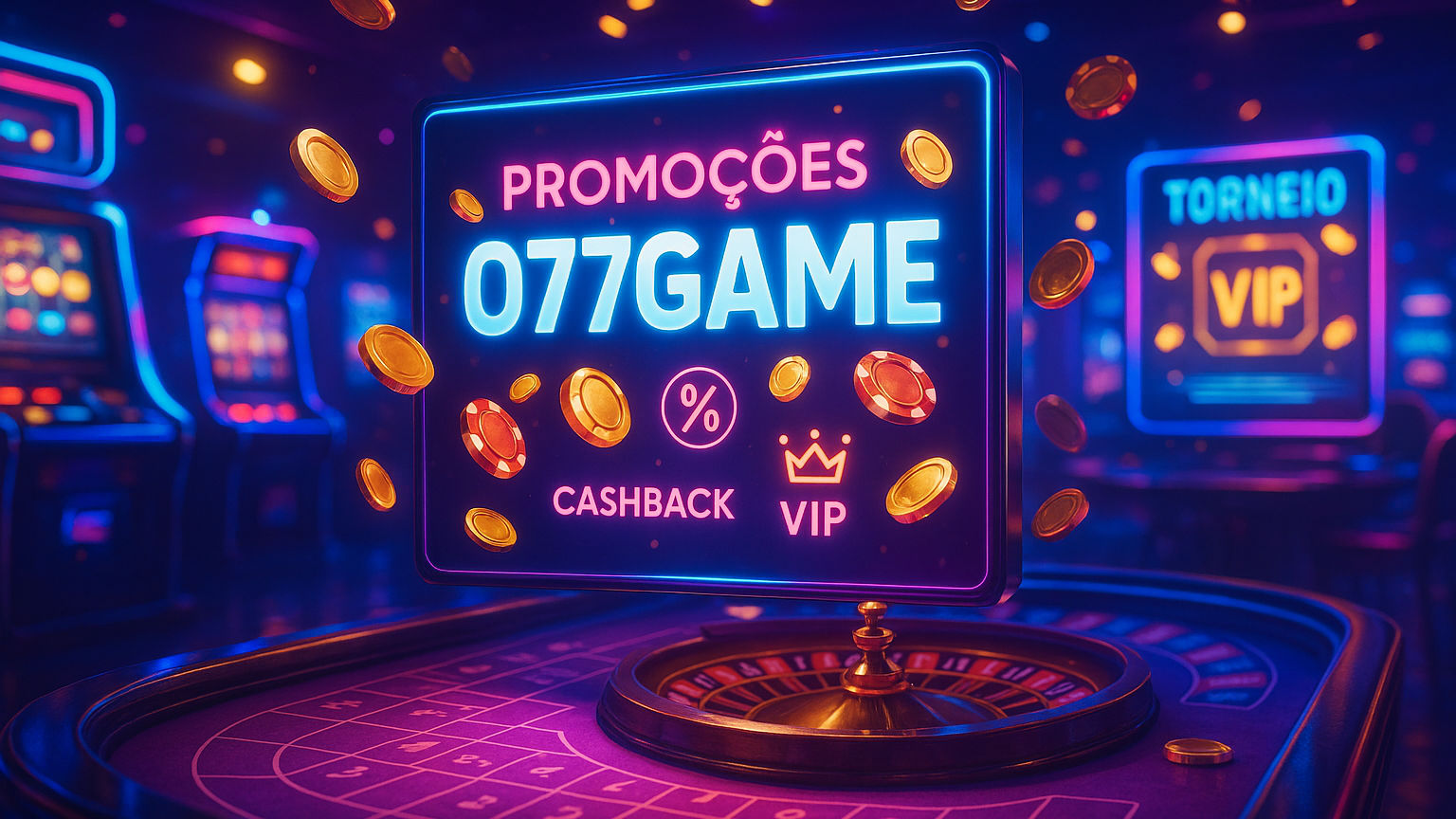 O bônus promocional 077GAME é uma ótima maneira de começar sua aventura